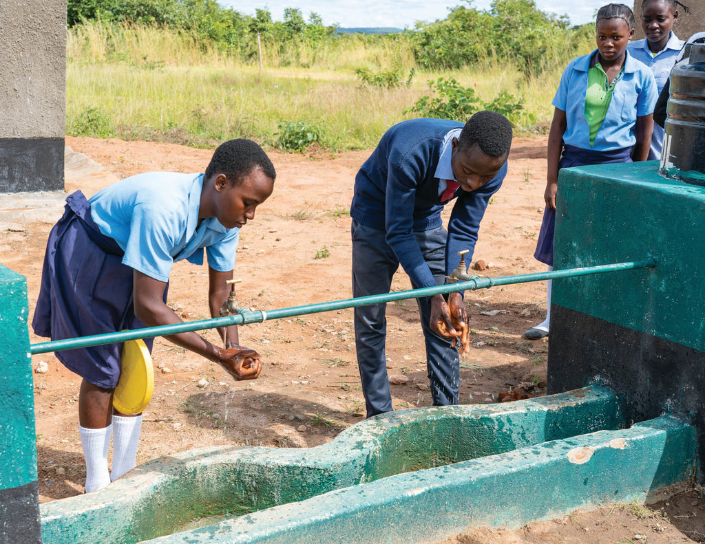 Learning the life-saving practice of handwashing