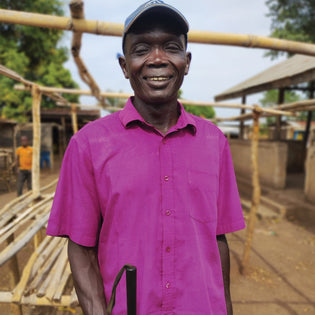 Victor is part of farmers’ and savings groups in his village in South Sudan.}