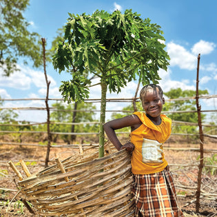 Ruby is part of the student-led Green Club at her school in Zambia, which is facilitated by Tearfund’s partner ROCS.}